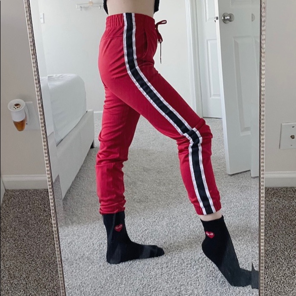 Pacsun Red Joggers